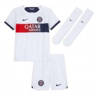 Paris Saint-Germain Kylian Mbappe #7 Auswärts Trikotsatz Kinder 2023-24 Kurzarm (+ Kurze Hosen)